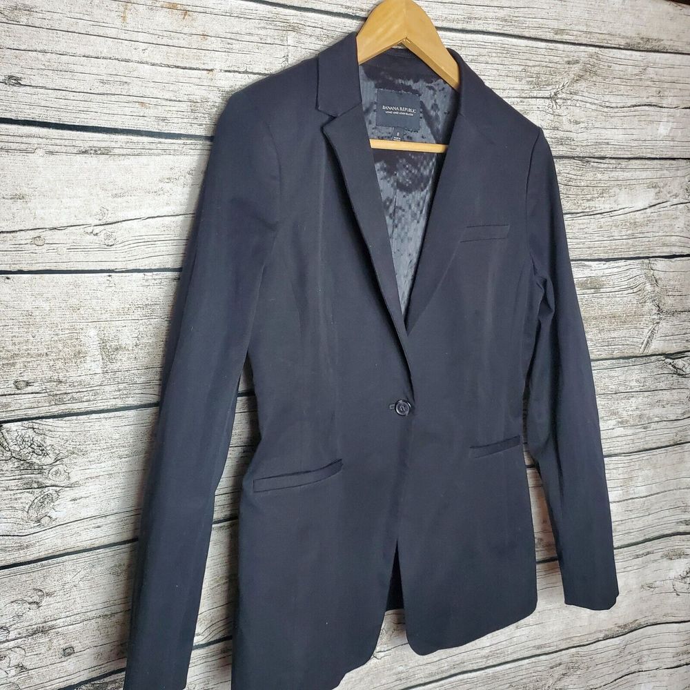 Banana Republic Black Blazer Size 8